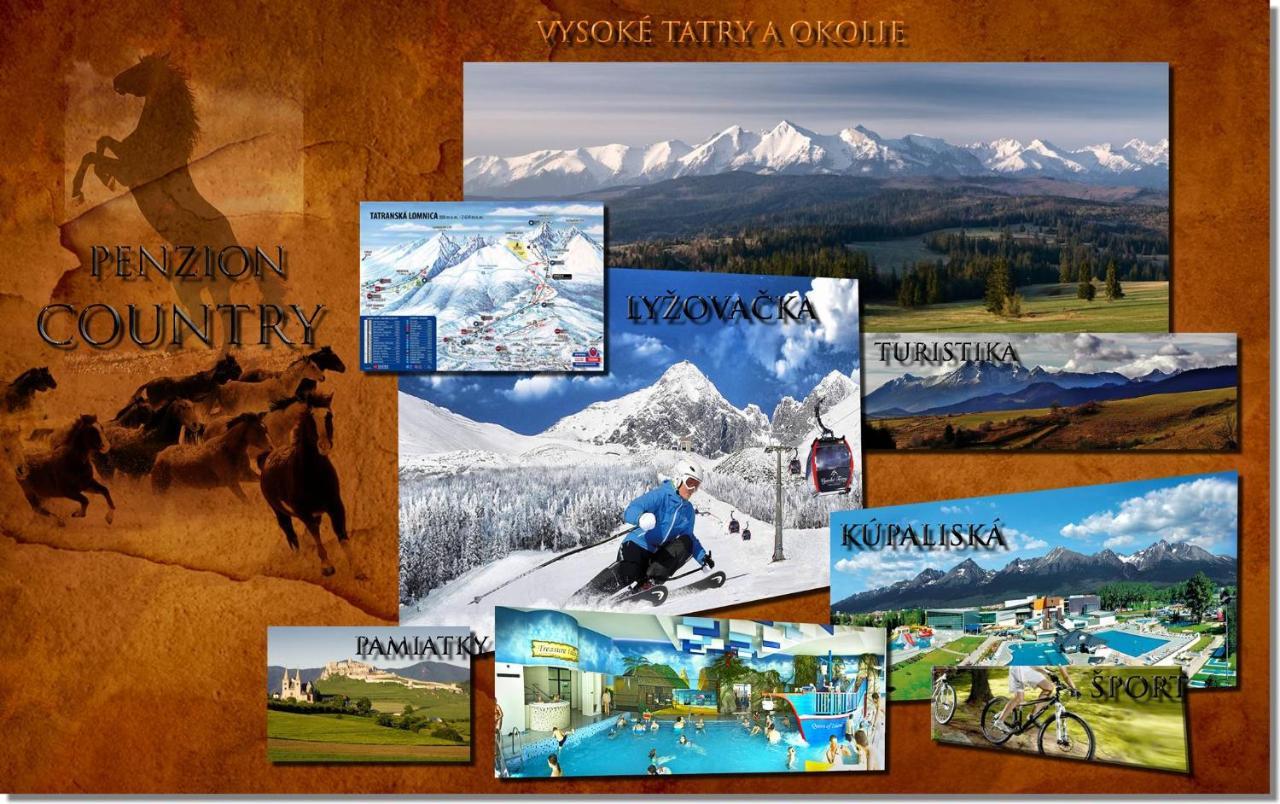 Penzion Country Stará Lesná Exteriör bild